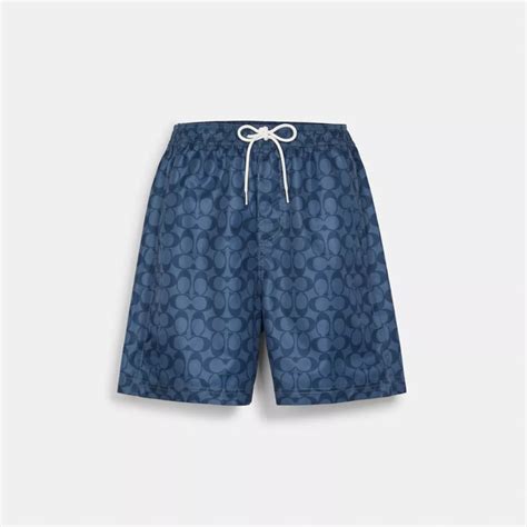 coach men swim trunks.